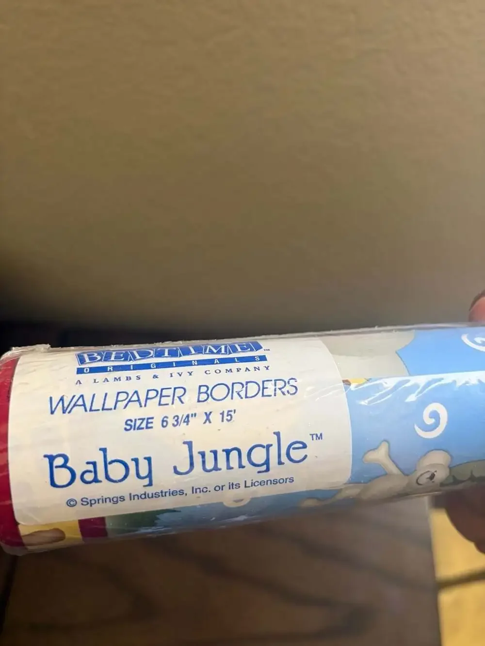 Bedtime Originals by Lambs & Ivy Baby Jungle Wallpaper Border, 6 3/4